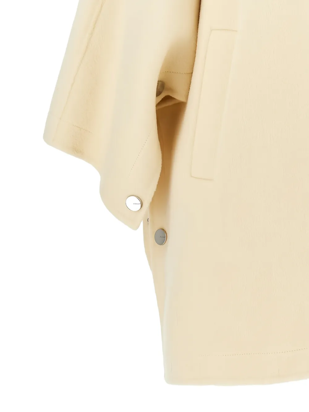 PINKO scarf-detail cape coat Beige