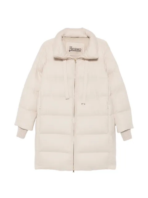 Herno quilted-pattern padded coat