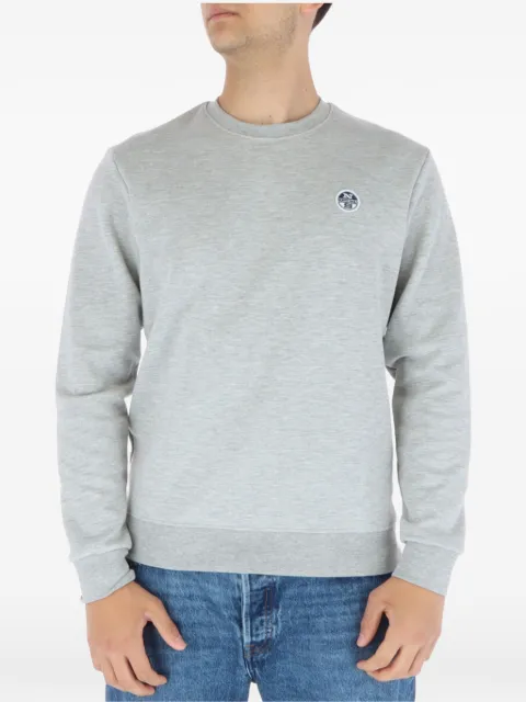 North Sails logo-patch crew-neck sweatshirt