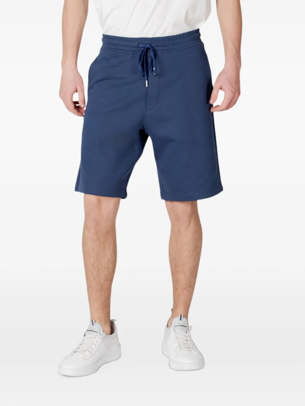 Replay drawstring-waist shorts Blauw