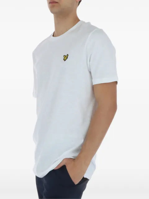 Lyle & Scott logo-embroidered cotton T-shirt