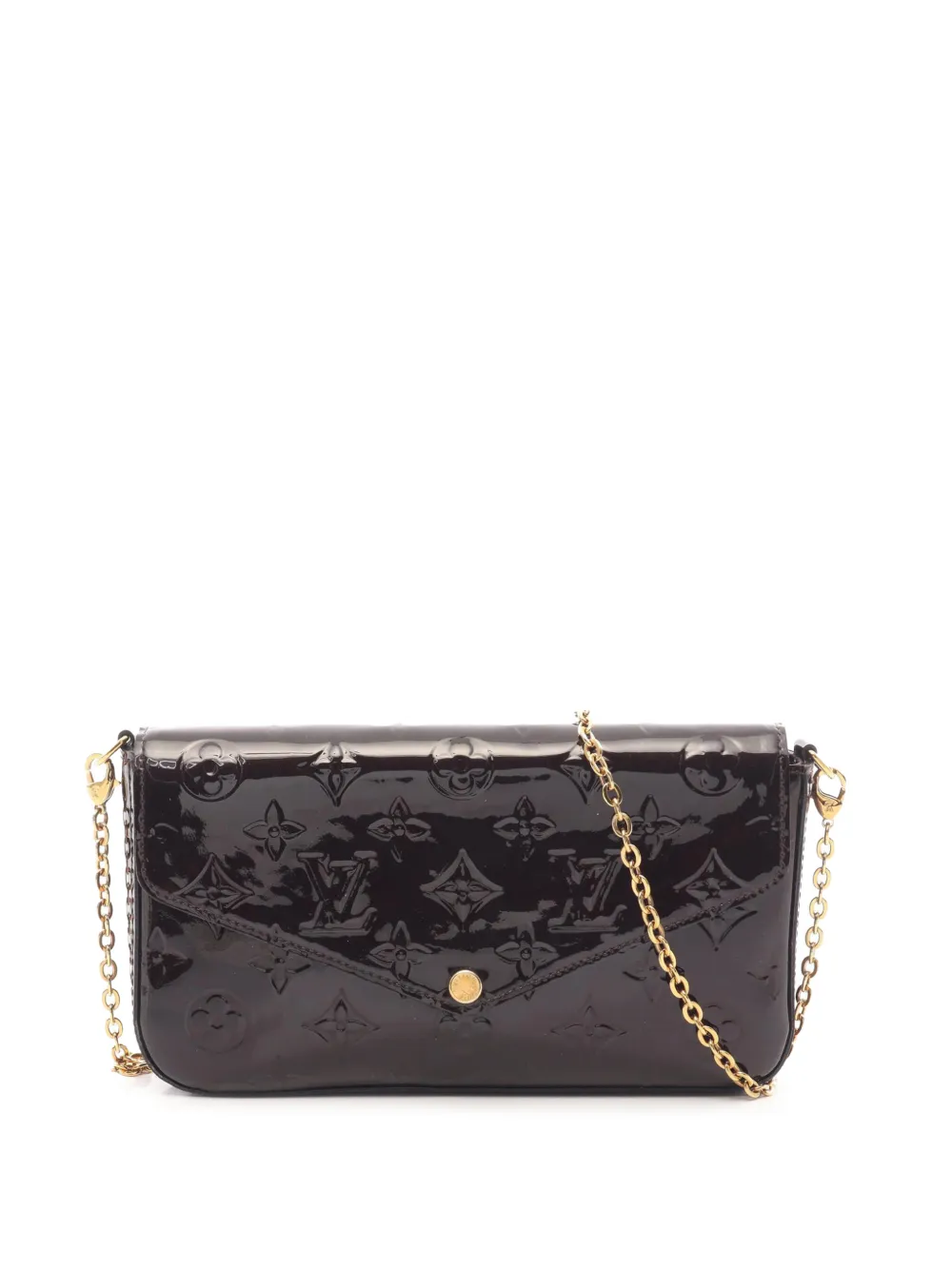 Louis Vuitton Pre-Owned 2016 Monogram Vernis Pochette Felicie crossbody bag - Violet