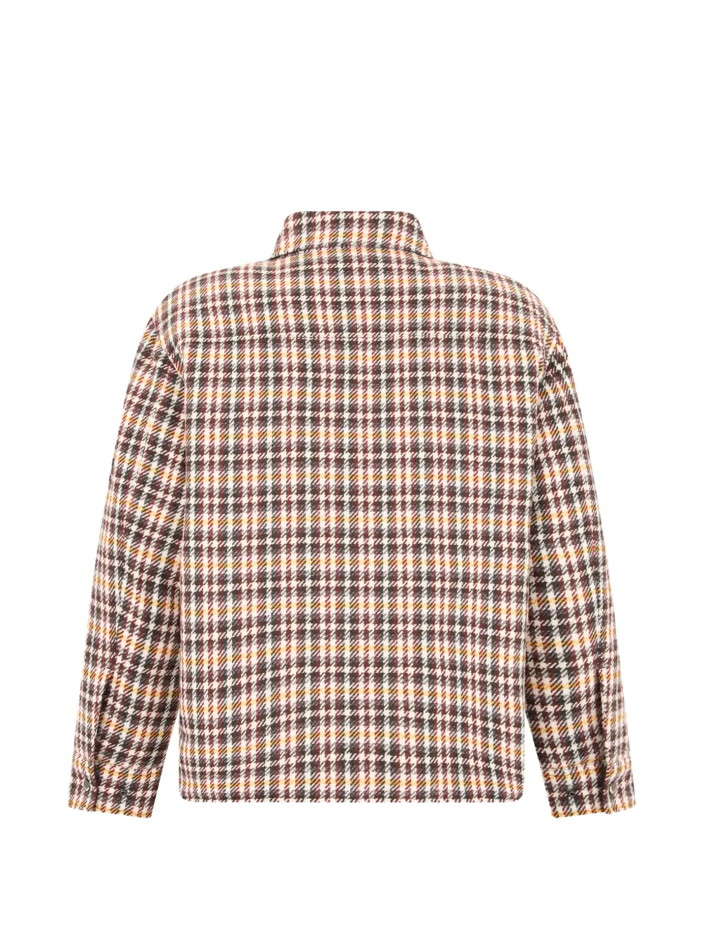 Burberry Check wool padded overshirt Bruin