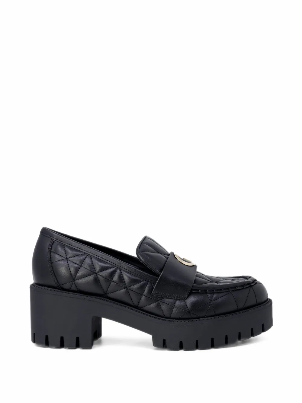 GUESS USA quilted platform loafers - Nero