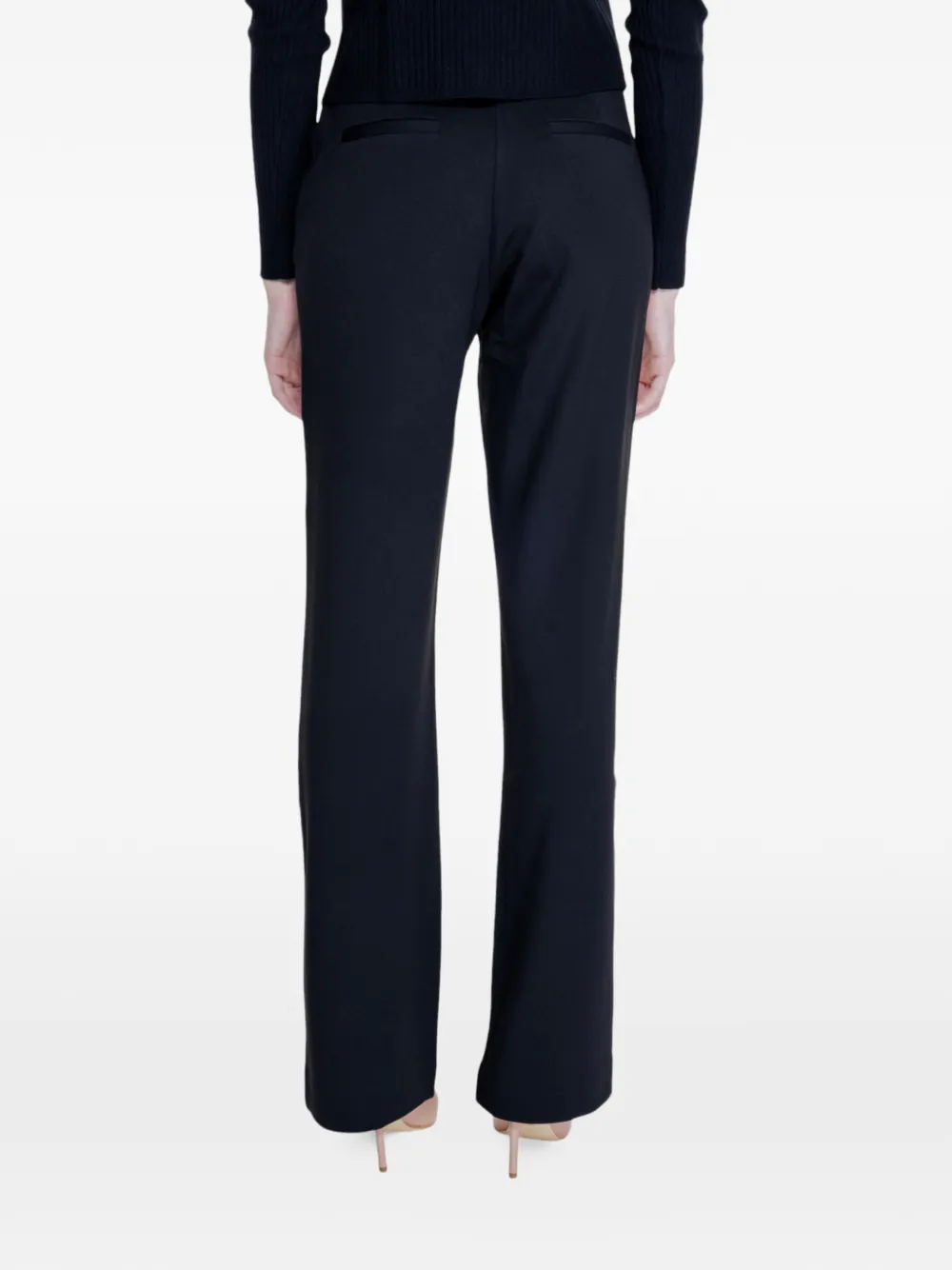 GUESS USA straight-leg trousers Zwart