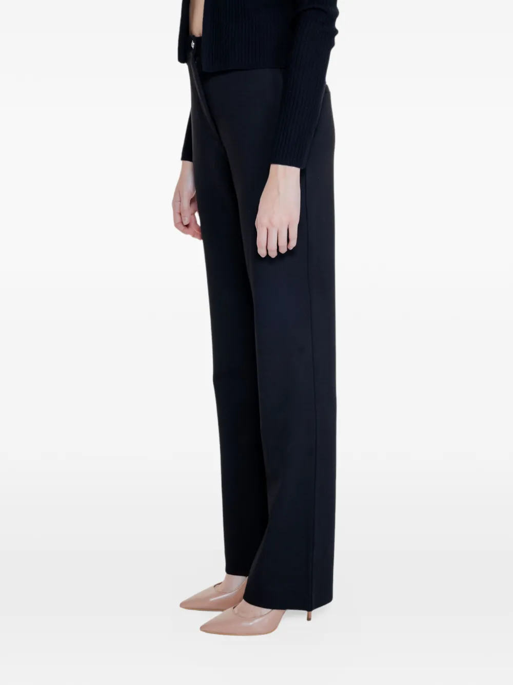 GUESS USA straight-leg trousers Zwart