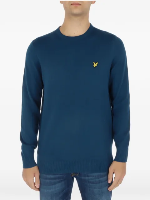 Lyle & Scott embroidered-logo crew-neck sweater