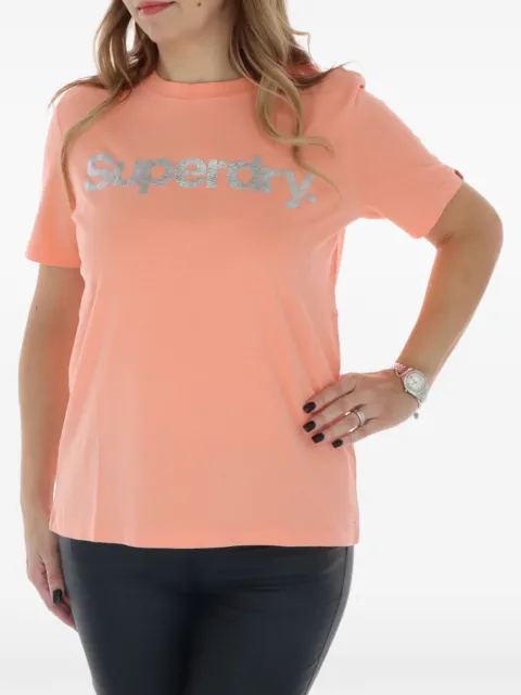 Superdry Metallic Core Logo-embellished T-shirt