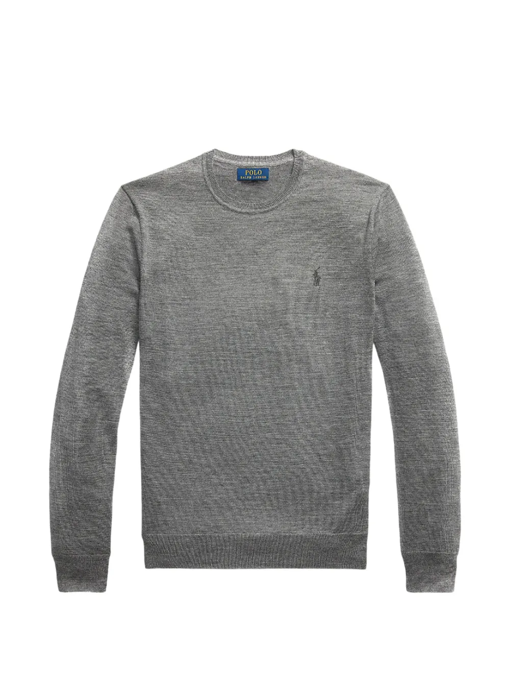 Polo Ralph Lauren embroidered-logo wool sweater - Grigio