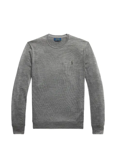 Polo Ralph Lauren embroidered-logo wool sweater