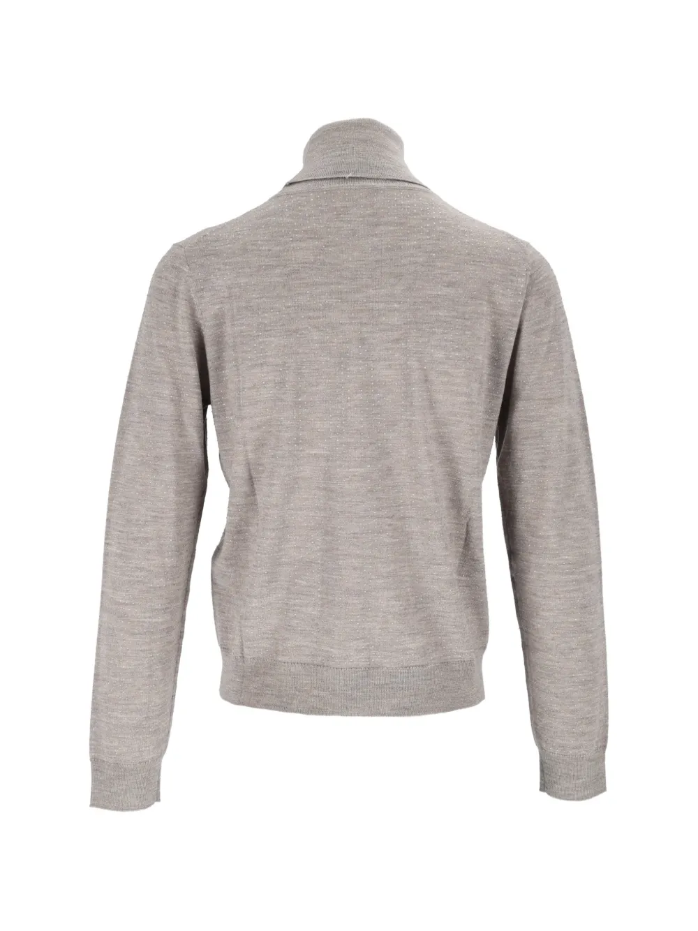 P.A.R.O.S.H. rhinestone-embellished roll-neck sweater Beige