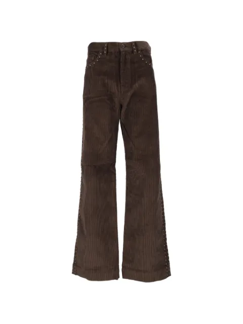 P.A.R.O.S.H. stud-embellished corduroy trousers