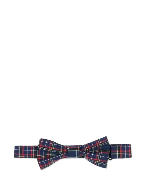 Sergio Carignani tartan-print bow tie