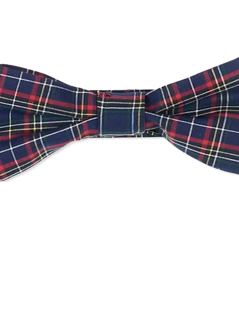 Sergio Carignani tartan-print bow tie Blauw