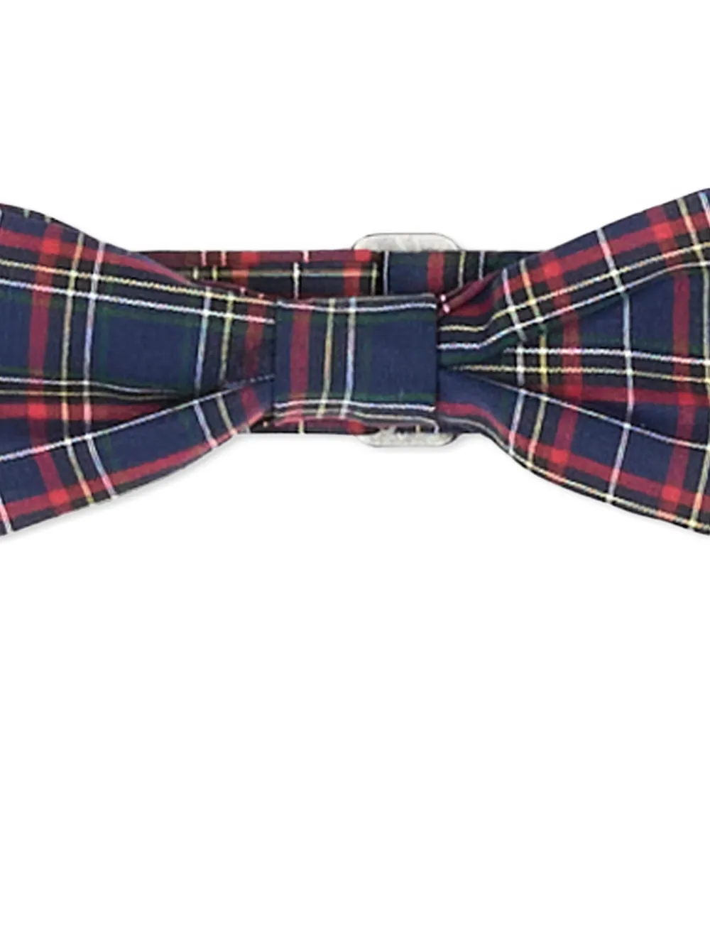 Sergio Carignani tartan-print bow tie Blauw