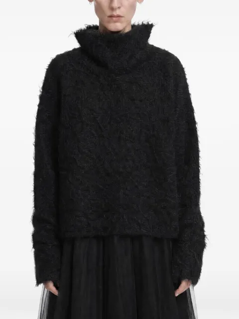 Marc Le Bihan fluffy mohair-blend sweater