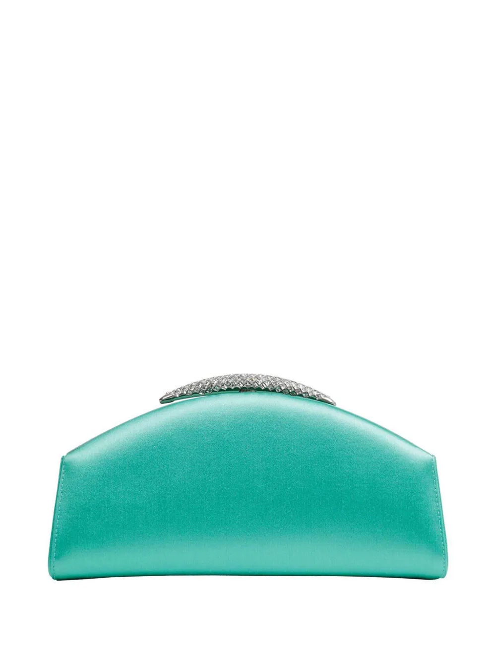 Giuseppe Zanotti Clutch Atena con cristalli - Verde