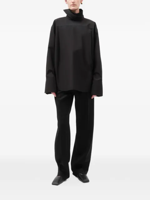 Carven Orchid cotton long-sleeve shirt