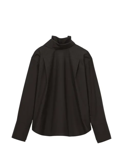 Carven Orchid cotton long-sleeve shirt