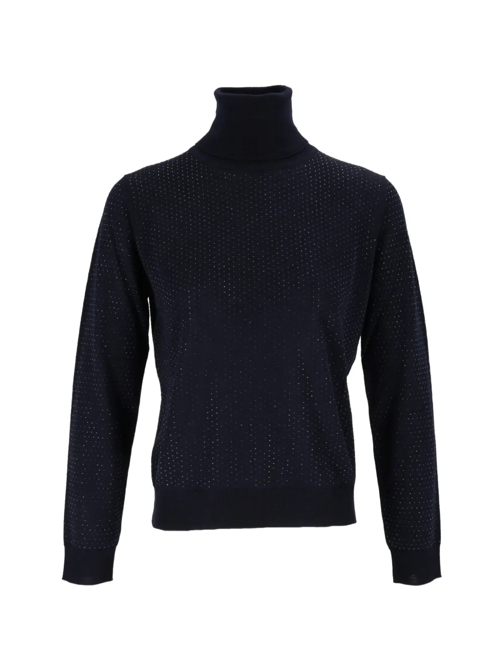 P.A.R.O.S.H. crystal-embellished roll-neck sweater - Blau