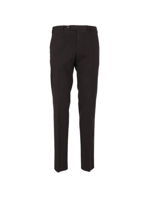 PT Torino flat-front slim-fit trousers
