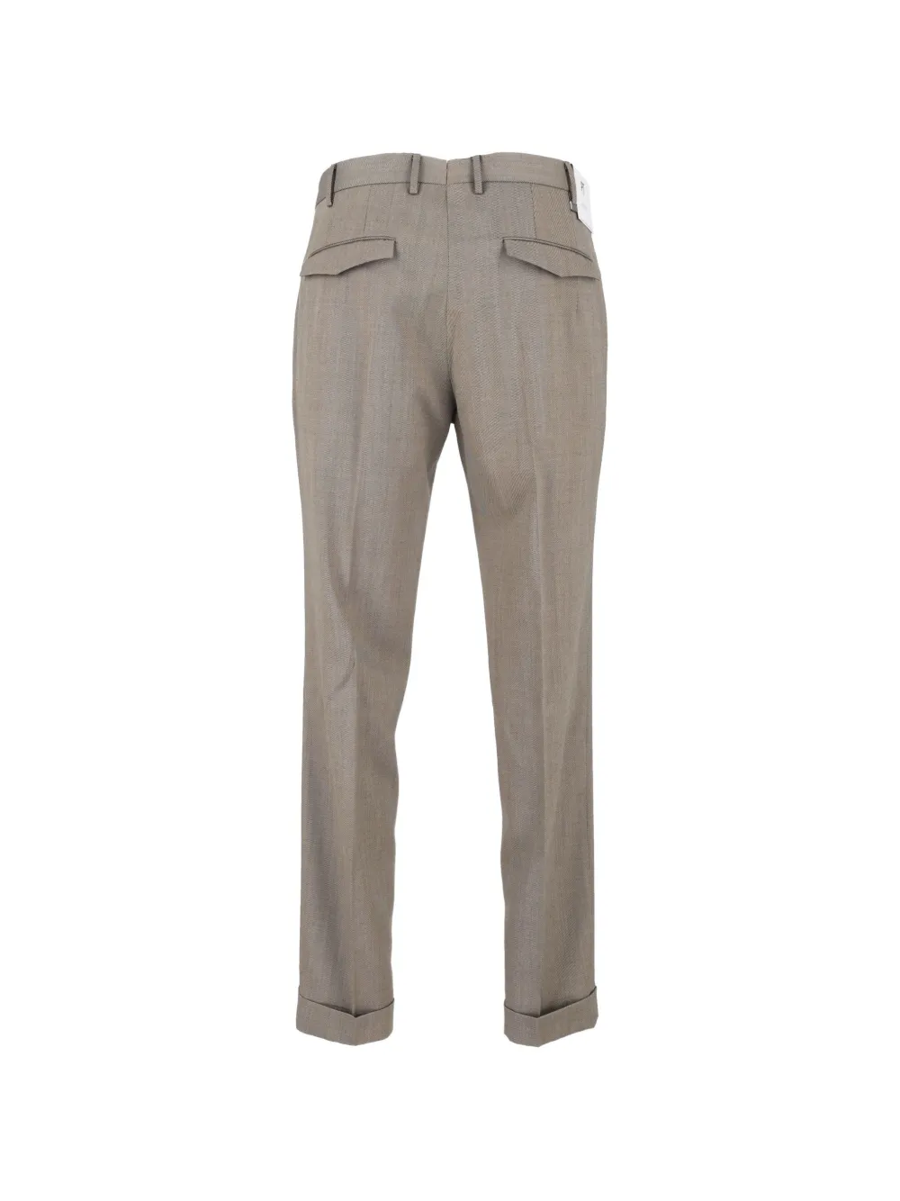 PT Torino Master pantalon met plooien Bruin