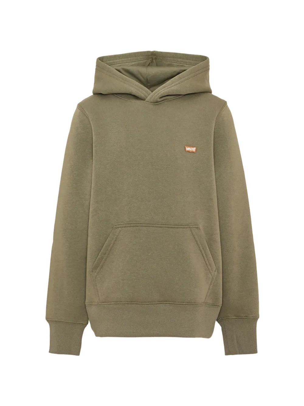 Levi's Kids logo-patch hoodie - Verde