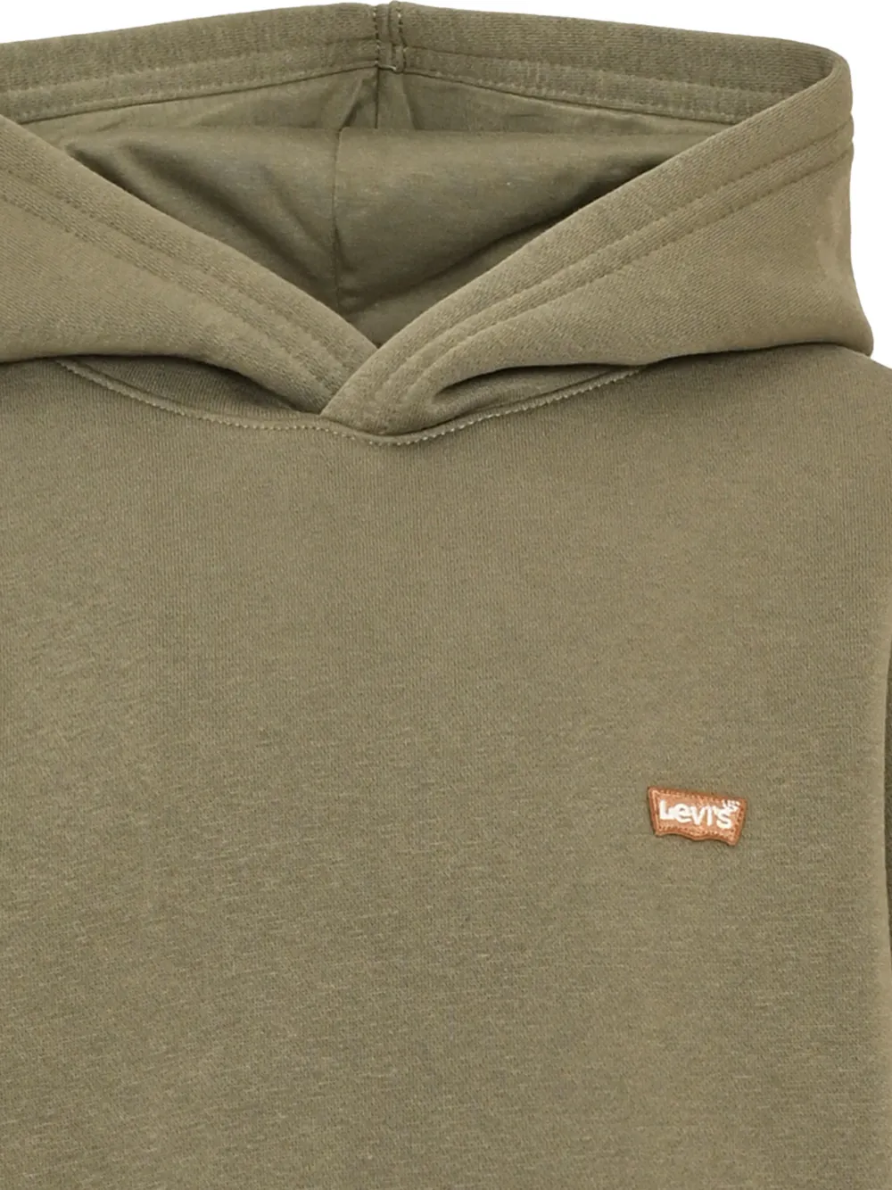 Levi's Kids logo-patch hoodie Groen