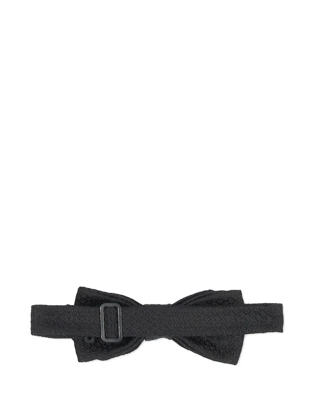 Sergio Carignani textured silk bow tie Zwart