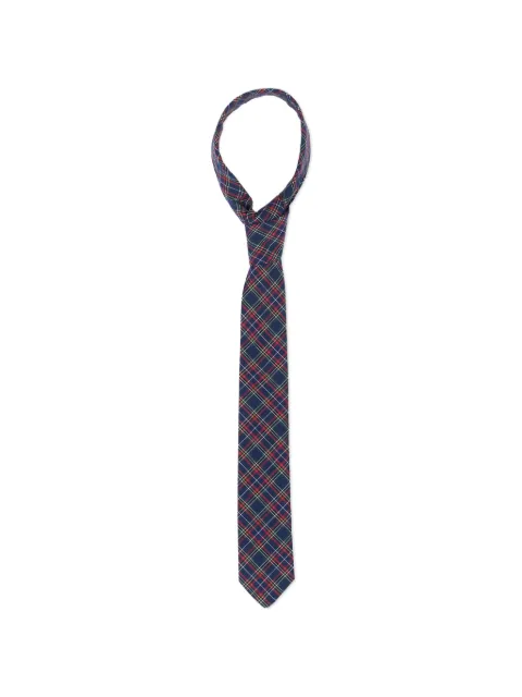Sergio Carignani tartan cotton tie