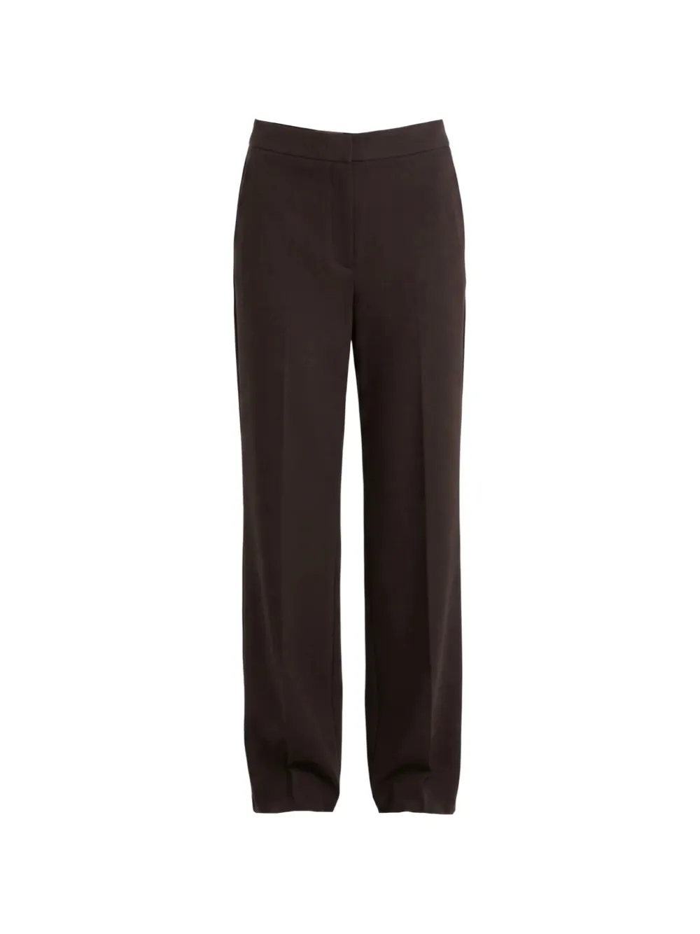 Marella pressed-crease tailored trousers Bruin