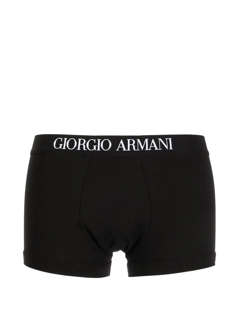 Giorgio Armani logo-waistband boxers pack (pack of two) Zwart