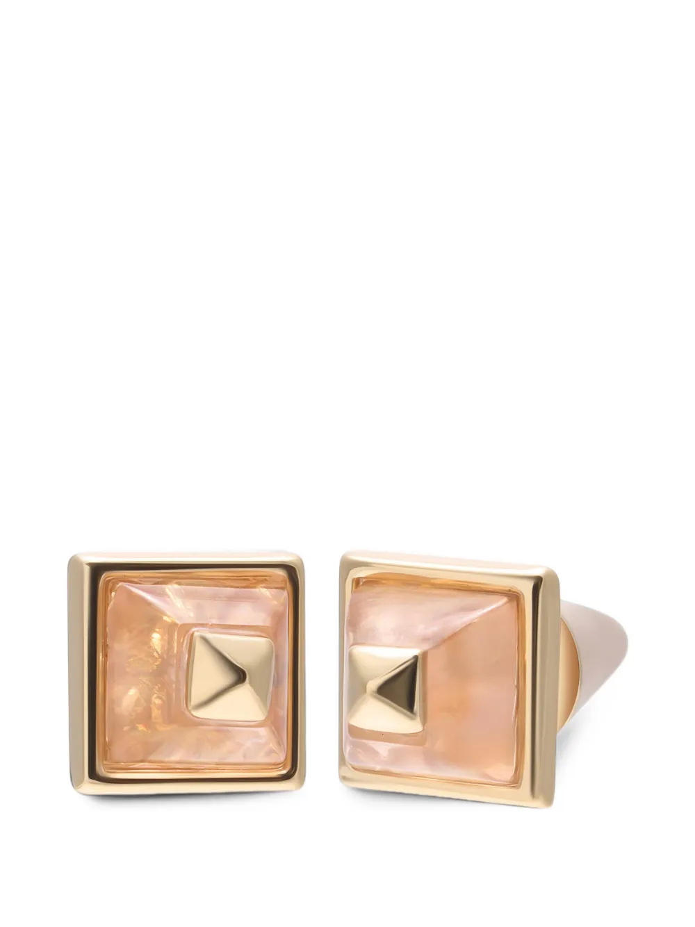 Eddie Borgo Sugarloaf Pyramid earrings - Oro