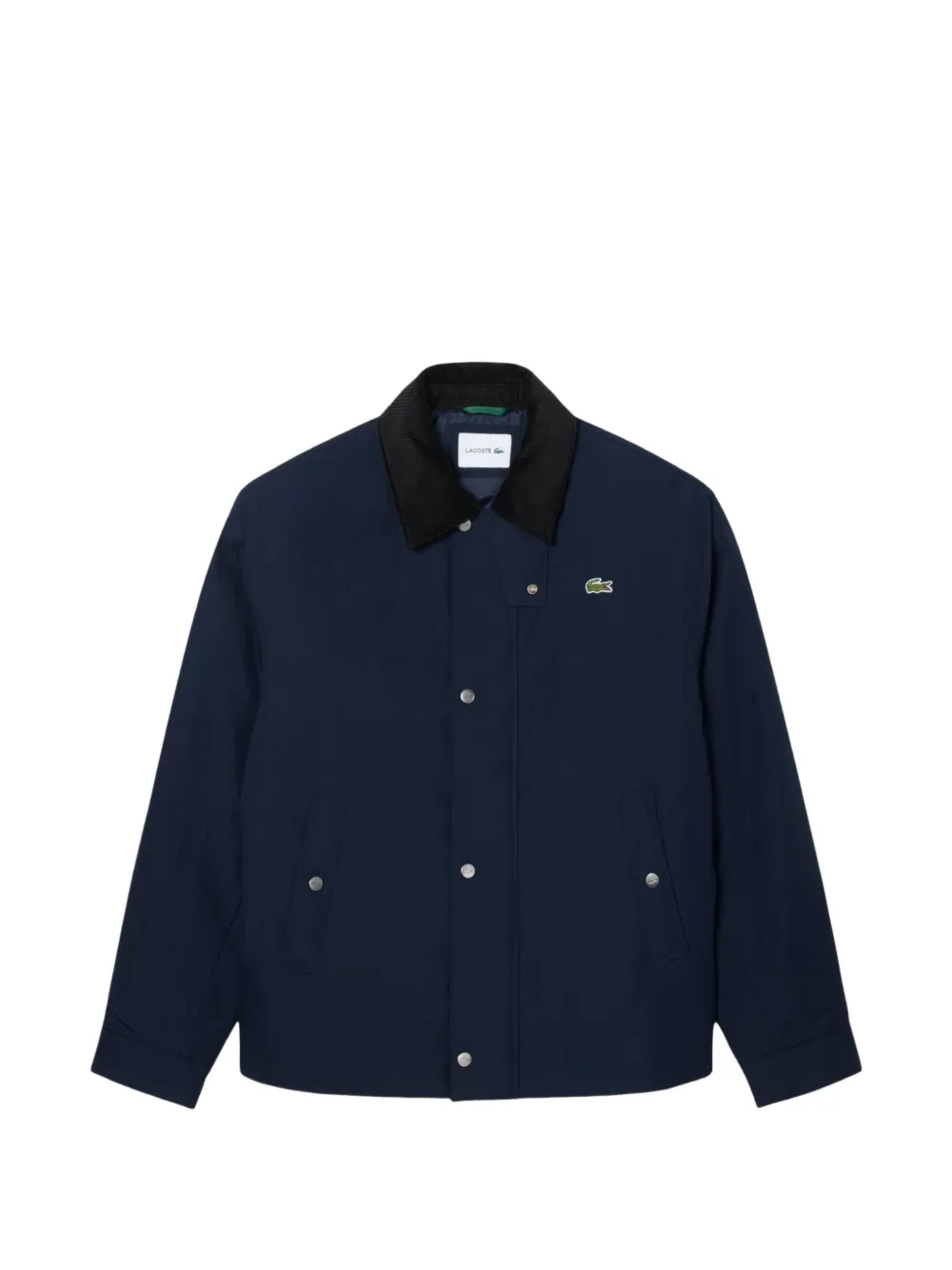 Lacoste corduroy collar cotton jacket - Blau