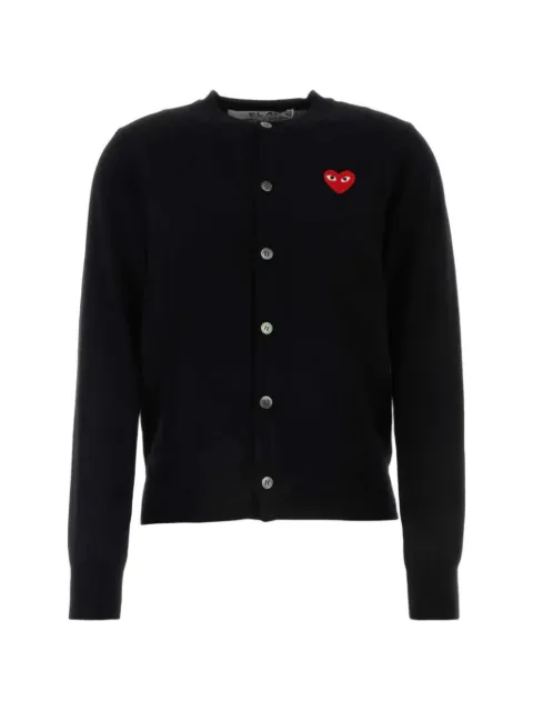 Comme Des Garçons Play Play Round heart-patch cardigan