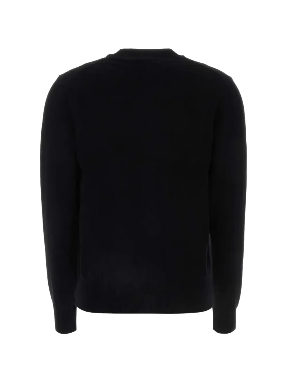 Comme Des Garçons Play Round heart-patch cardigan Zwart