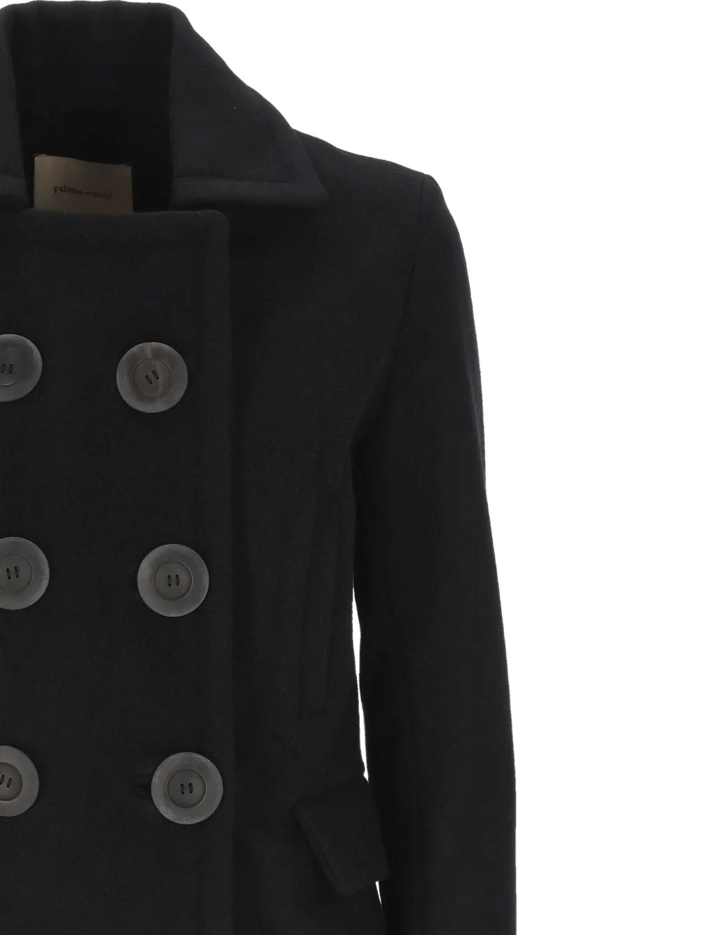 Paloma Wool Gola jas met dubbele rij knopen Zwart
