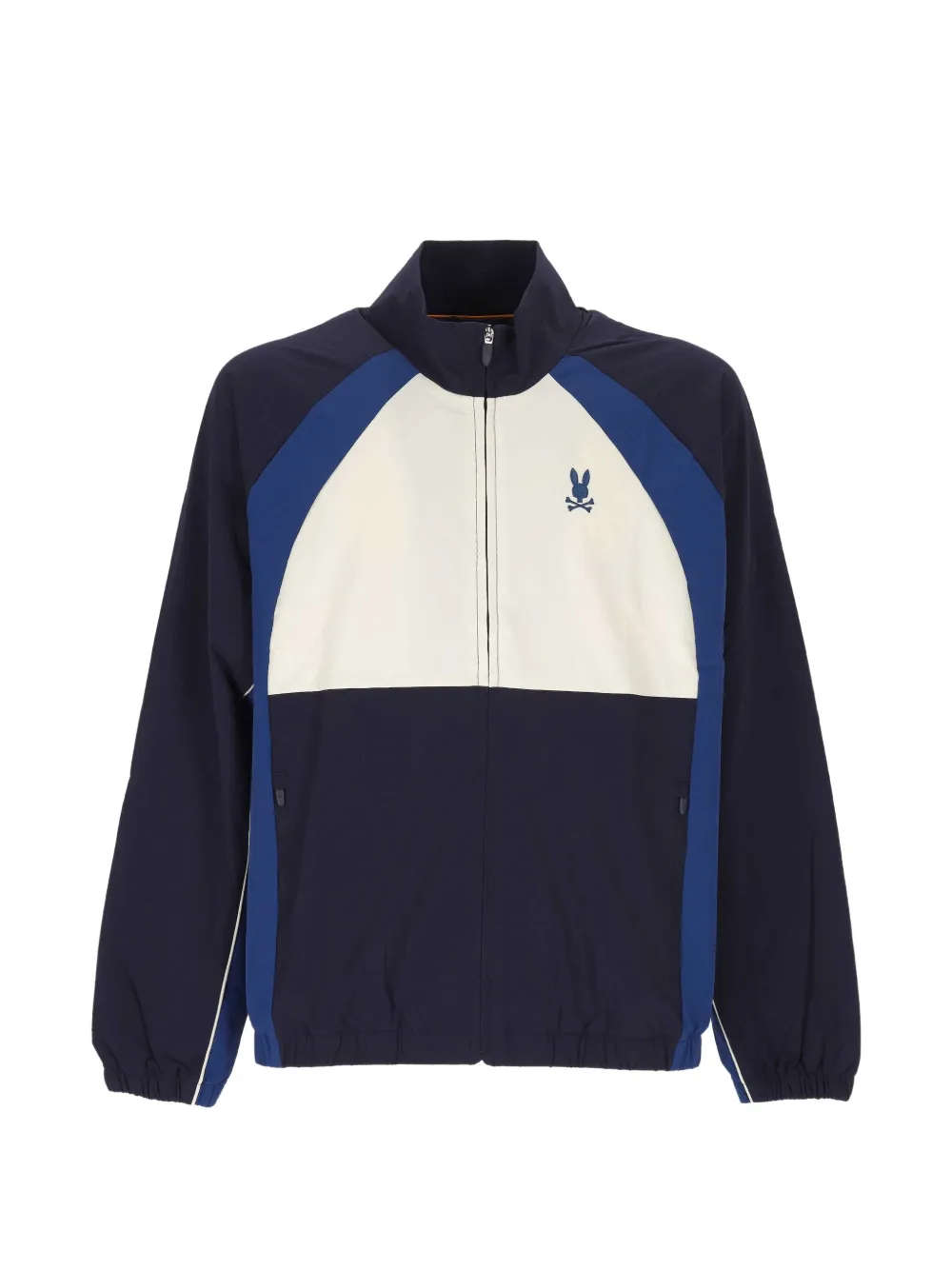 Psycho Bunny colour-block logo-embroidered jacket - Blau