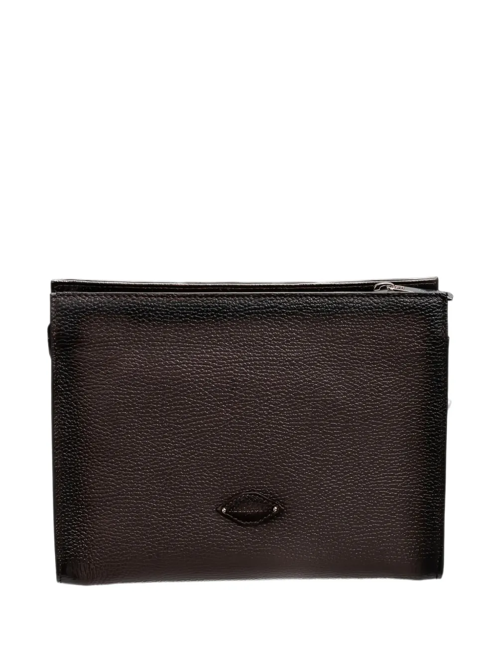 ALBERTO LUTI leather clutch bag Bruin