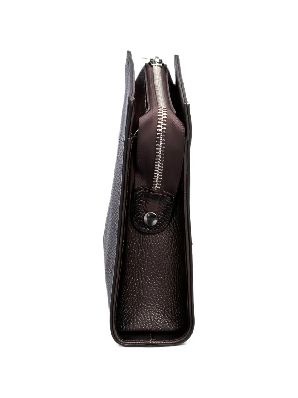 ALBERTO LUTI leather clutch bag Bruin