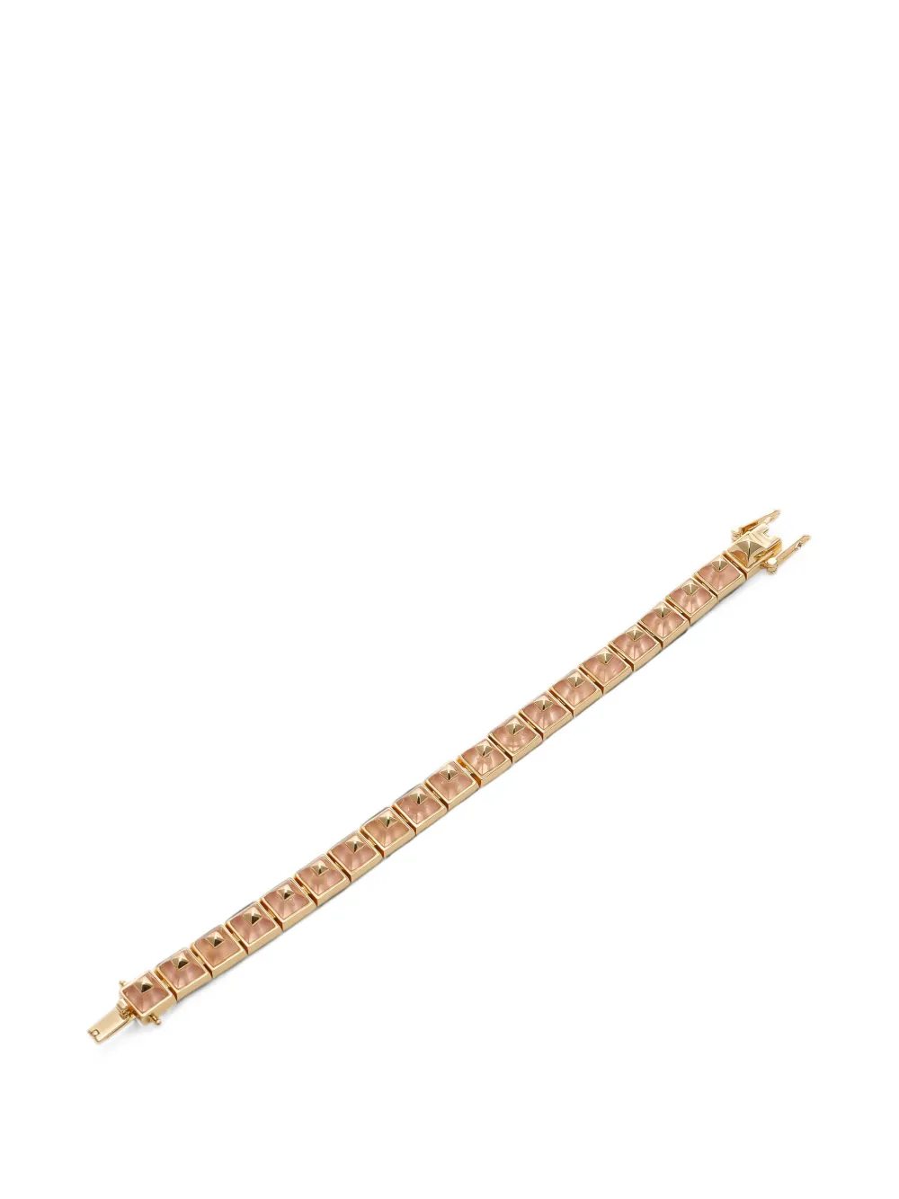 Eddie Borgo Sugarloaf Pyramid amber bracelet - Oro