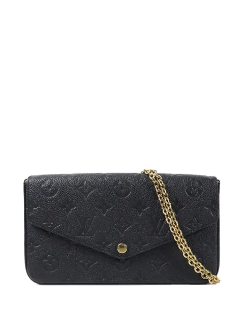Louis Vuitton Pre-Owned клатч Felicie Pochette Monogram Empreinte