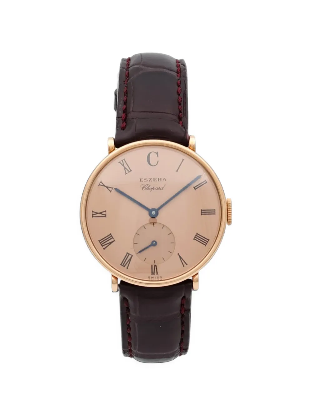 Pre-owned Chopard Eszeha 100th Anniversary 31mm Watch In Gold