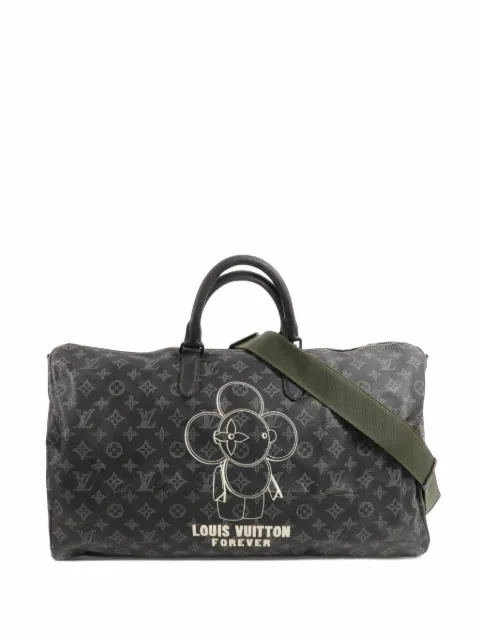 Louis Vuitton Pre-Owned Monogram Eclipse Keepall Bandoulière 50 shoulder bag