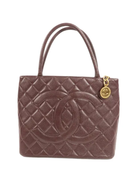 CHANEL Pre-Owned quilted CC tote bag