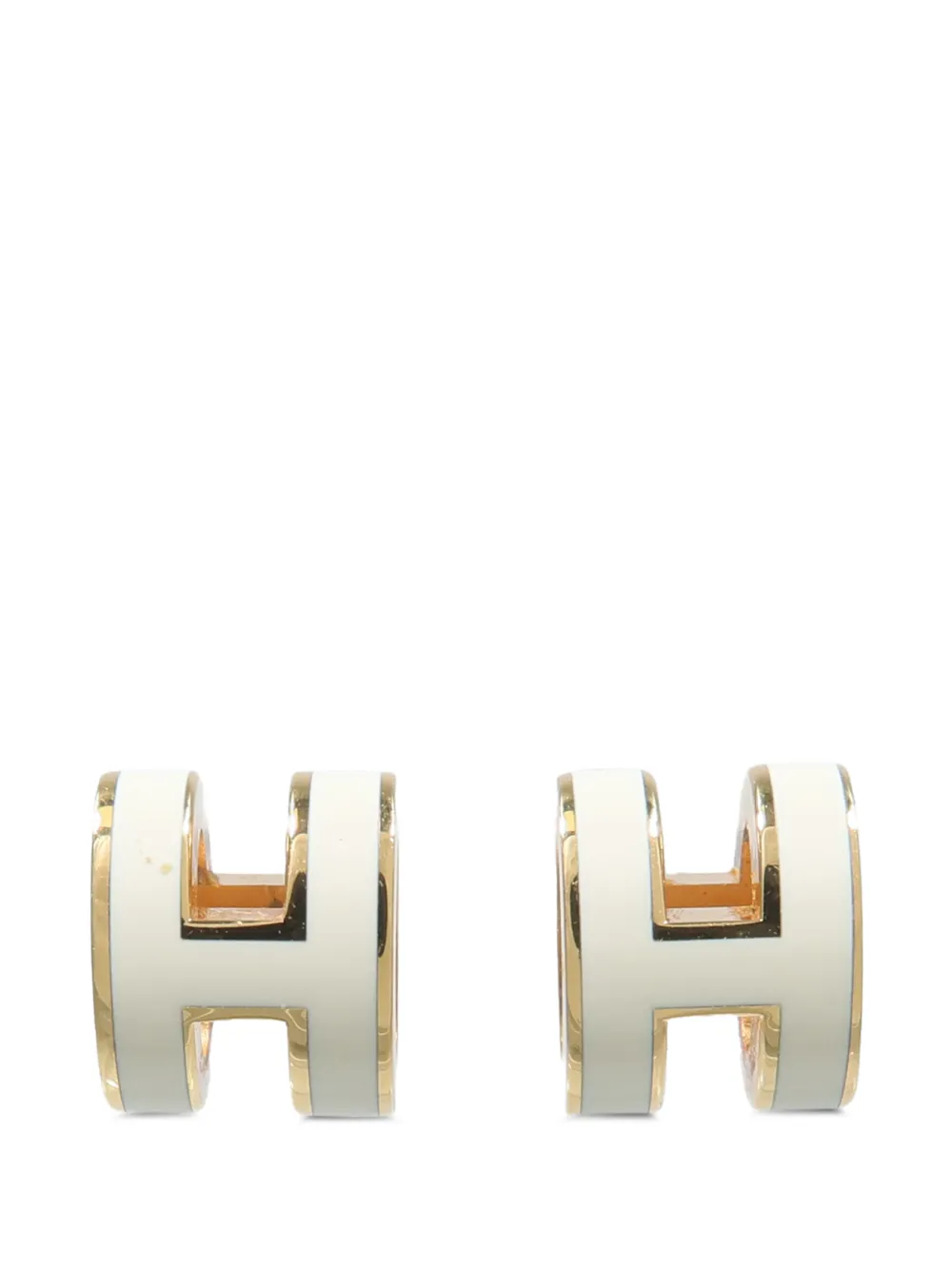 Hermès Pre-Owned Mini Pop H earrings - Gold