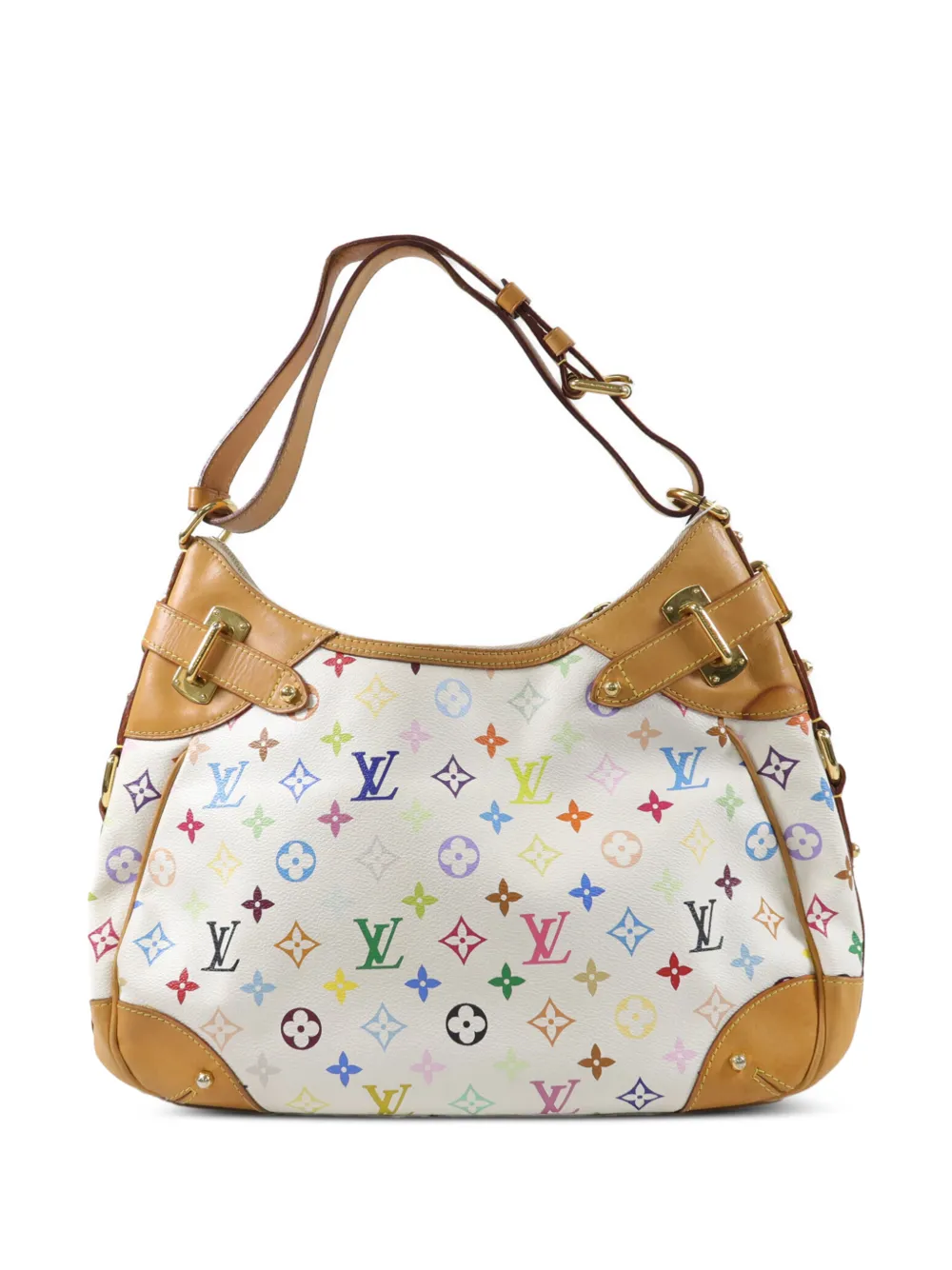 Louis Vuitton Pre-Owned x Takashi Murakami Greta monogram shoulder bag - Weiß