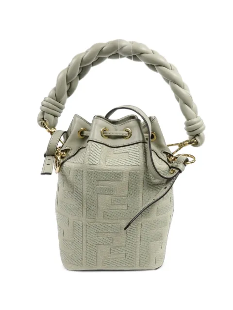 Fendi Pre-Owned Mon Tresor braided bucket bag