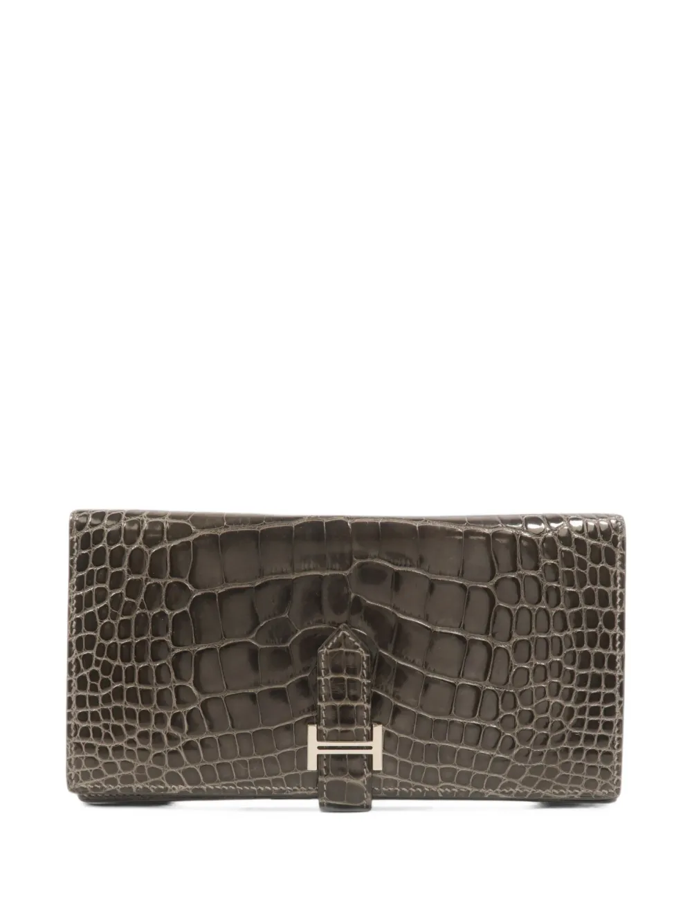Hermès Pre-Owned 2011 Béarn Long leather wallet - Grau