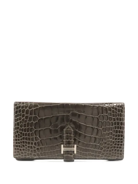 Hermès Pre-Owned Portafoglio Béarn Long in pelle 2011